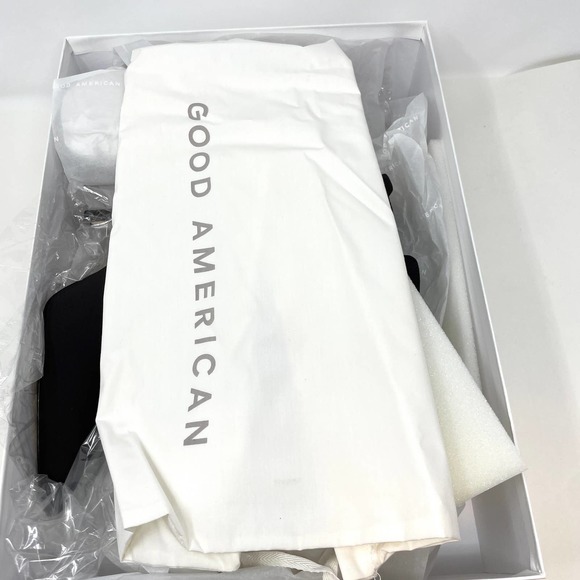 Good American Neoprene Pointed Toe Ankle Booties In Brown Size 7.5 New - Picture 10 of 11